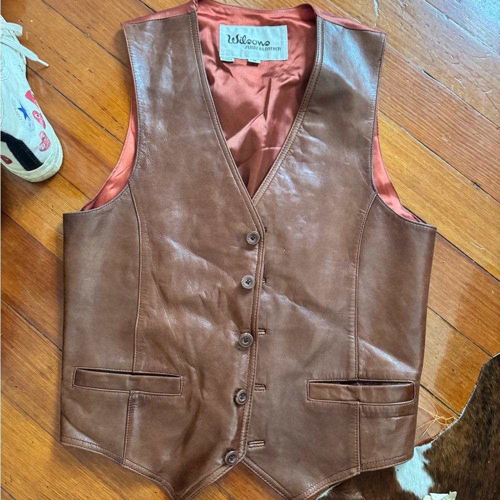 Wilsons Leather Brown Vest